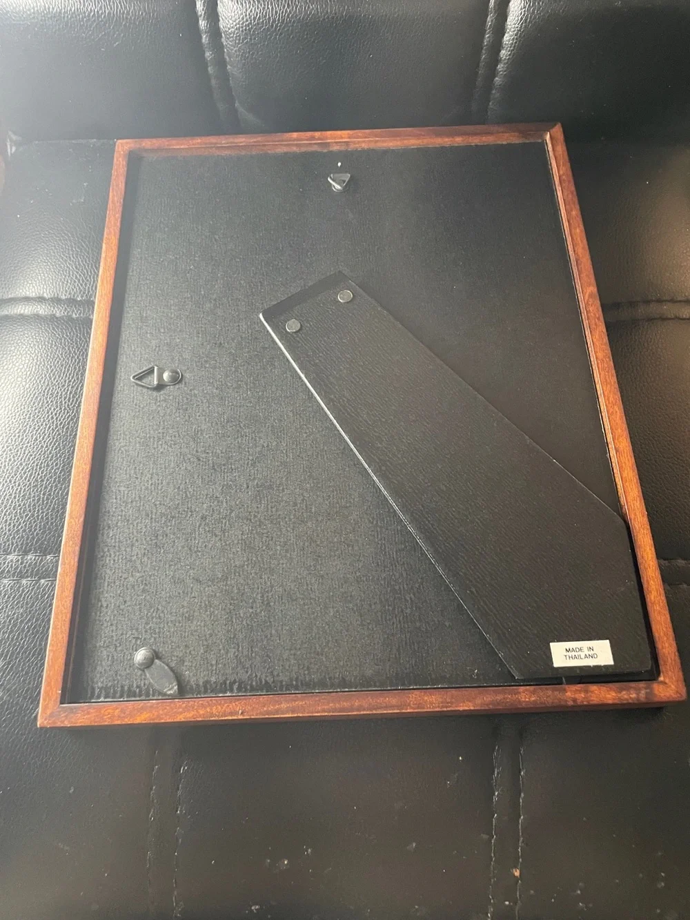 Restoration Hardware warm-toned wooden frame